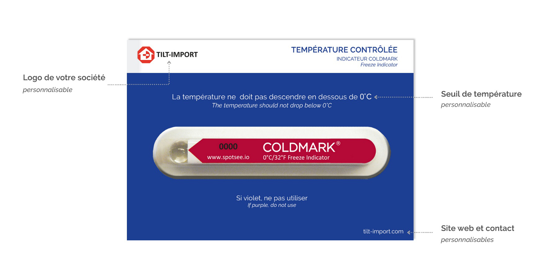 Carte d'accompagnement ColdMark