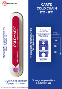 Carte double indicateur de température Coldchain 300px image de la carte double indicateur de température Coldchain