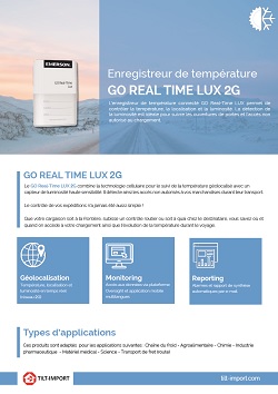 image de la documentation Go Real Time Lux 2G